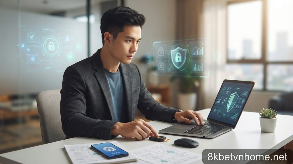Hướng dẫn bảo mật tài khoản 8KBET trong kỷ nguyên số 2026